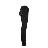 Six Week Residency Black Raw Desert Destroyed Men's Skinny Jeans