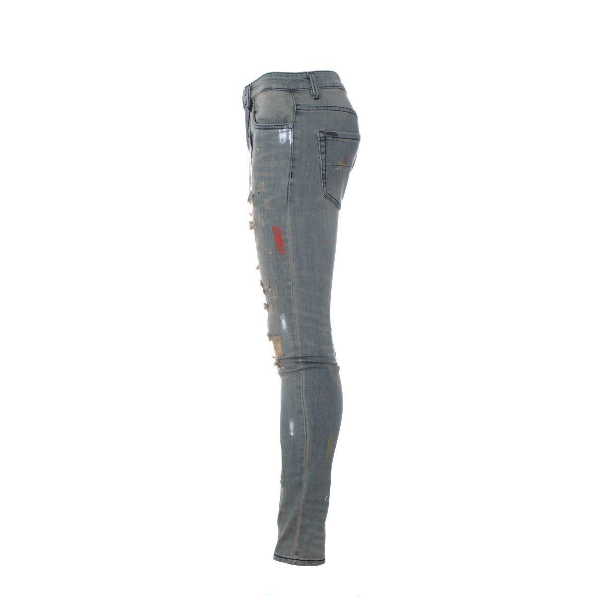Serenede Desert Gold Men's Skinny Jeans Warm Grey