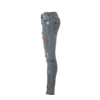 Serenede Desert Gold Men's Skinny Jeans Warm Grey