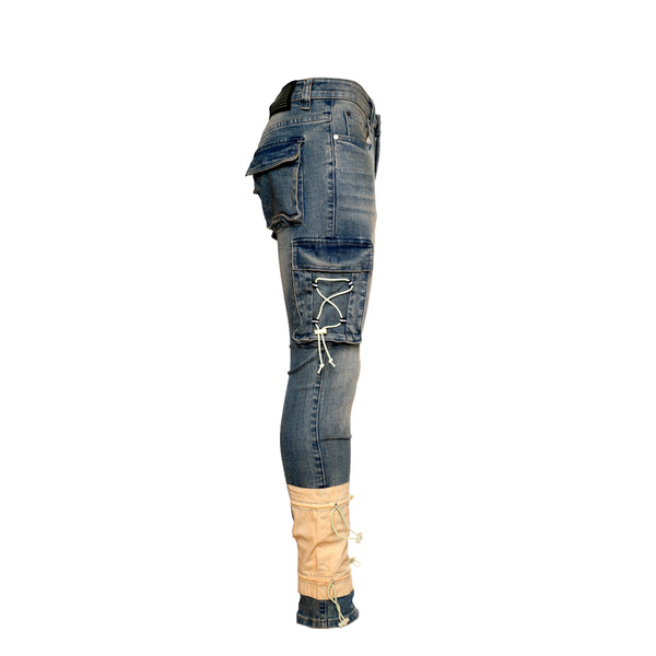 SERENEDE Infinity 8 Cargo Men's Skinny Jeans