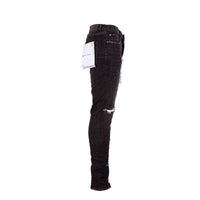 PURPLE Brand Men's Designer Jeans P001- Black Over Spray