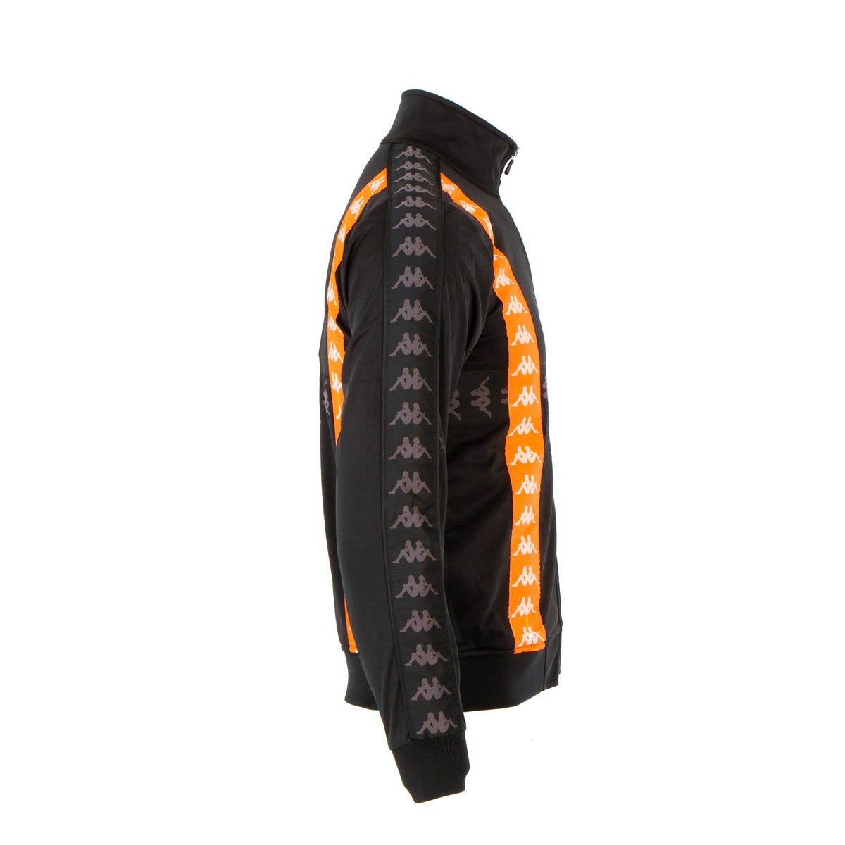 Kappa 222 Banda Calak Track Jacket Black/Neon Orange