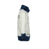 Alpha Style Falcon Washed Denim Commander Men's Jacket