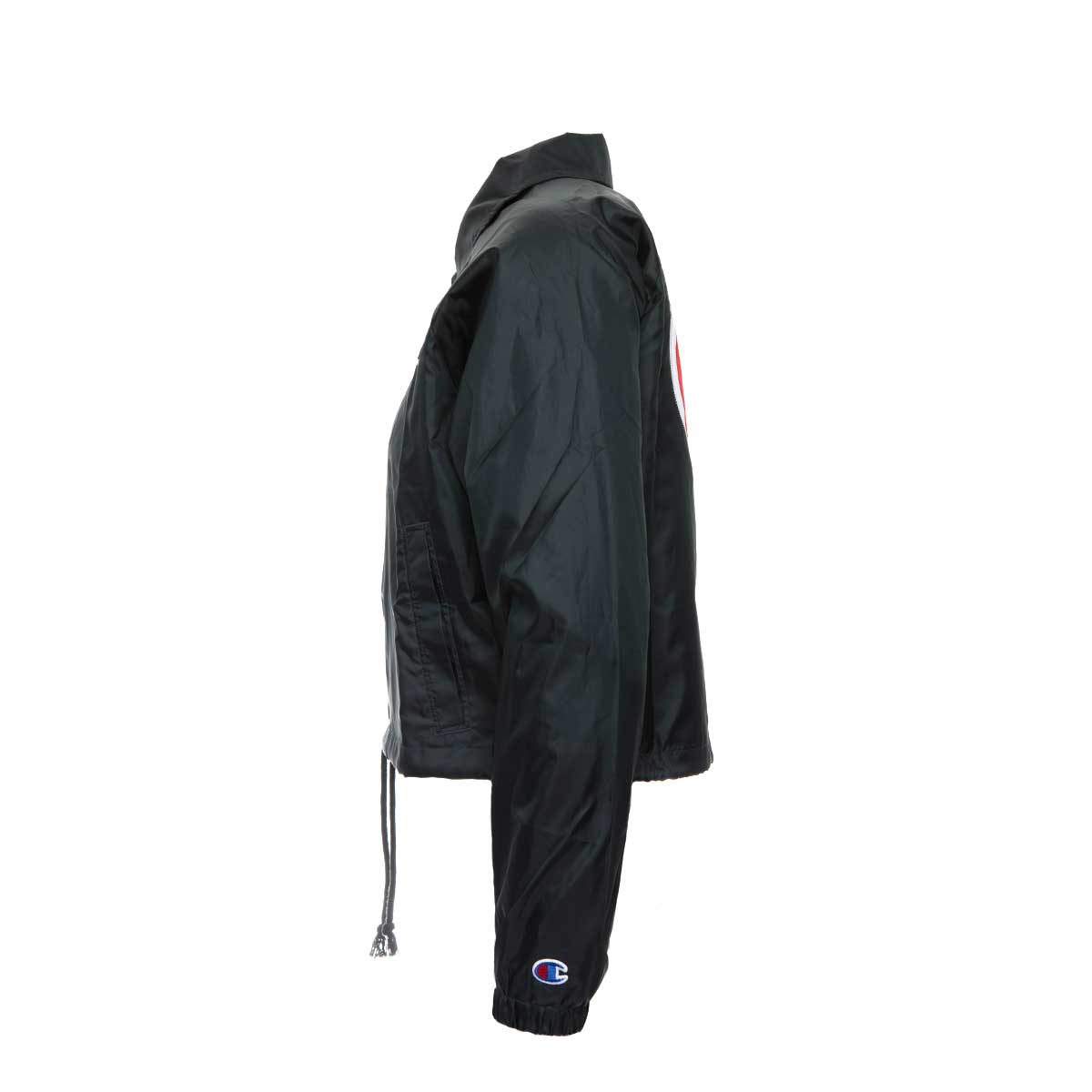 Champion Cropped Coaches Jacket Black