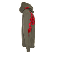 Maharishi Original Dragon Men's Hoodie Olive