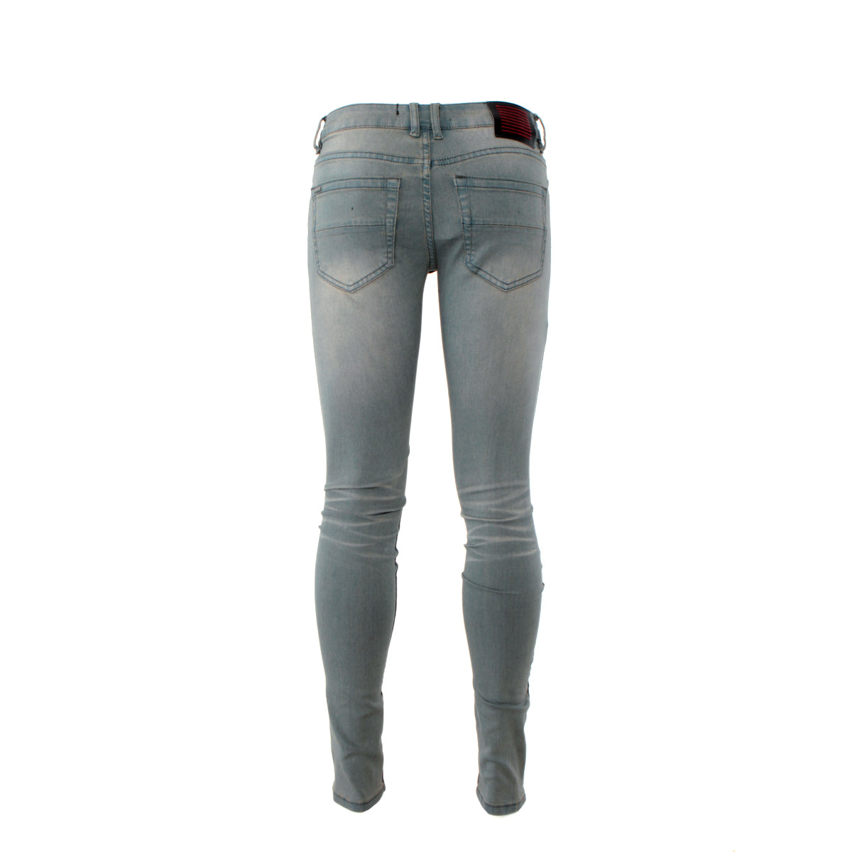 SERENEDE Seafoam Men's Skinny Designer Jeans Slate Blue