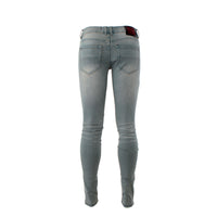 SERENEDE Seafoam Men's Skinny Designer Jeans Slate Blue