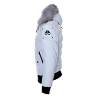Moose Knuckles Scotch Town Bomber Men's Jacket Birch Grey