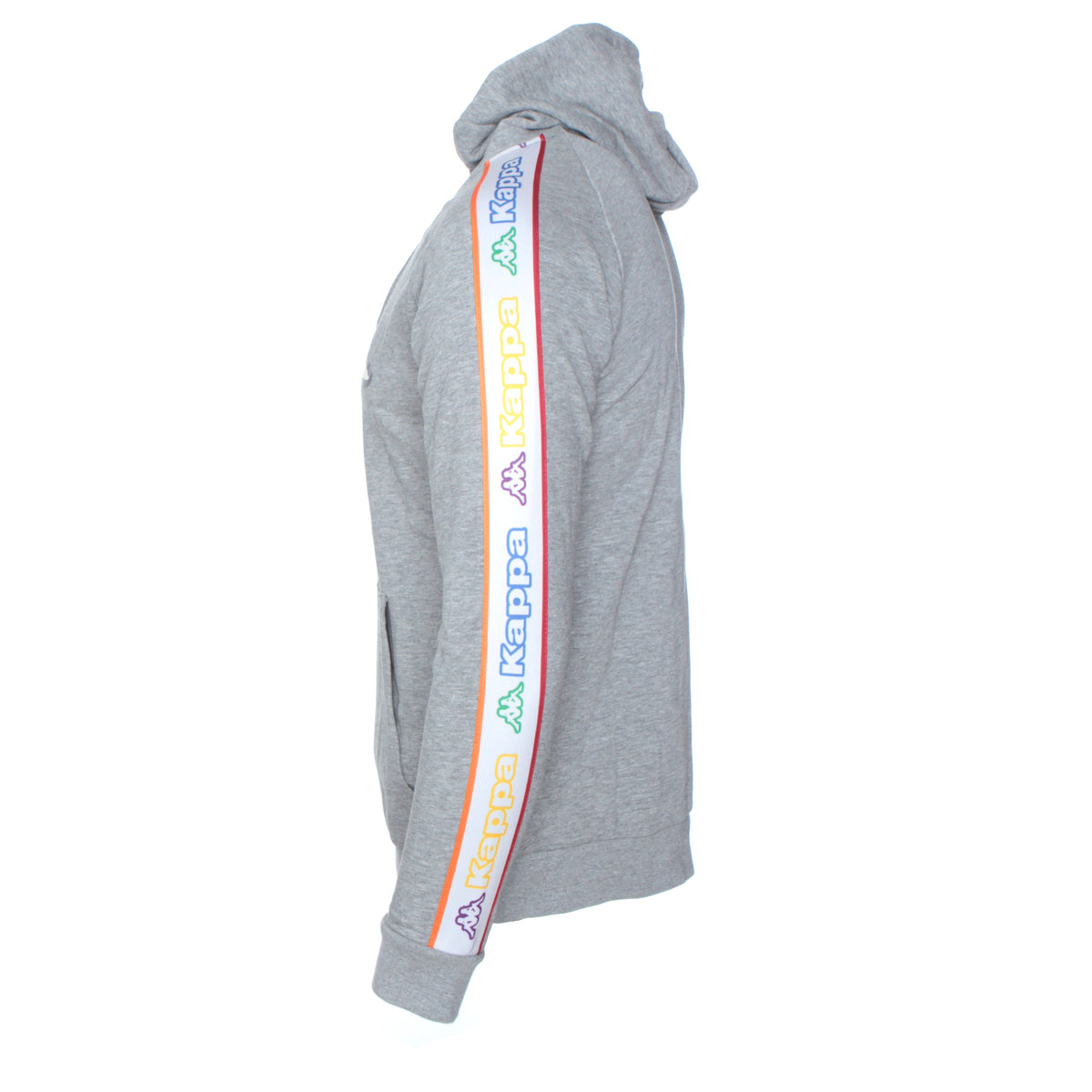 Kappa Authentic Logo Tape Apetid FW20 Men's Hoodie Grey