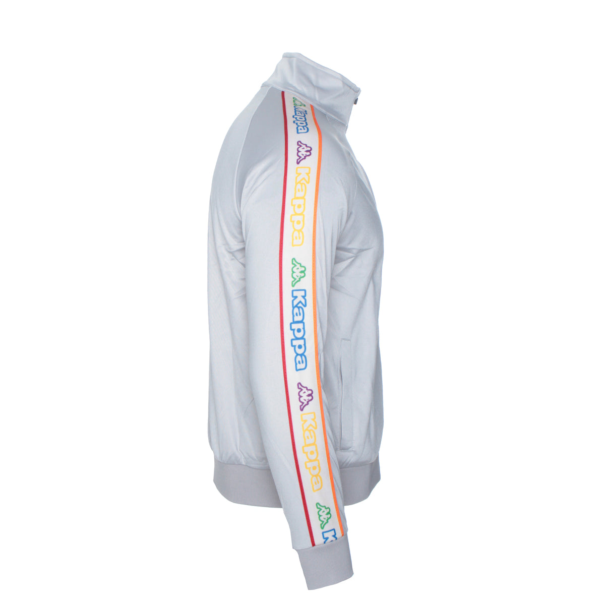 Kappa Authentic Logo Tape Artem Men's Track Jacket Grey