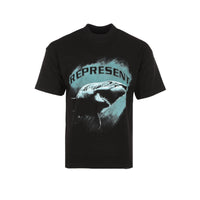 FW22 Represent Clo. Shark Men's Graphic Tee Jet Black