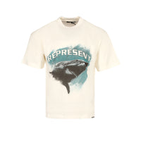 FW22 Represent Clo. Shark Men's Graphic Tee White