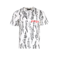 Purple Brand Textured Jersey Snake Scale Men's Tee - SIZE Boutique 