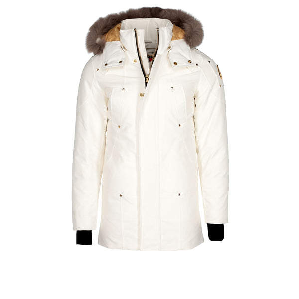 Moose Knuckles Stag Lake Men's Parka Jacket White - SIZE Boutique