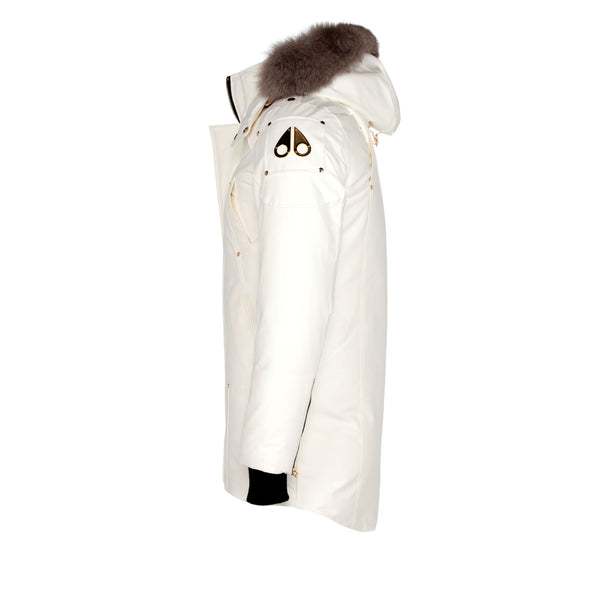 Moose Knuckles Stag Lake Men's Parka Jacket White - SIZE Boutique