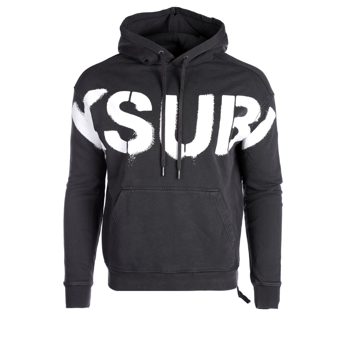 Ksubi Men's Stencil Biggie Hoodie Charcoal