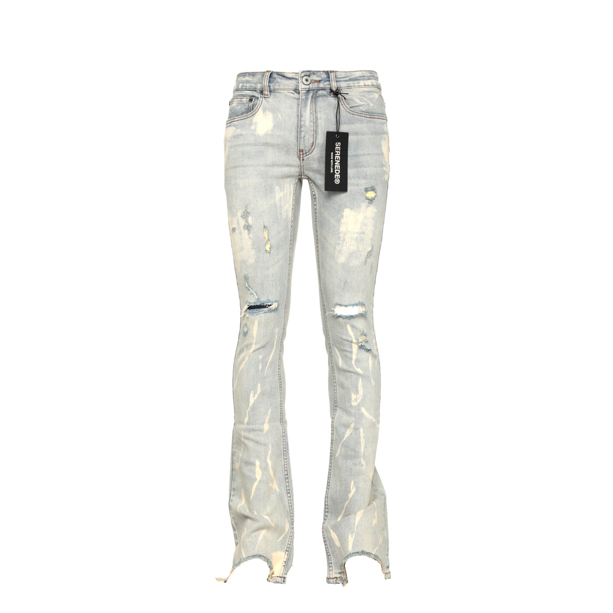 SERENEDE "Sulfur" Men's Stacked Skinny Jeans - SIZE Boutique