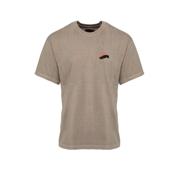 RtA Burned Doc Men's Oversized SS Tee Tan - SIZE Boutique 