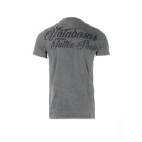 Valabasas Tatshop 1 Vintage Wash Blue Grey SS Men's Graphic Tee
