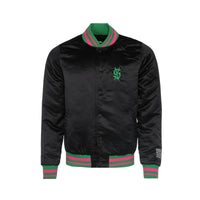 Ksubi Unwise Men's Varsity Bomber Jacket Black - SIZE Boutique