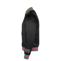 Ksubi Unwise Men's Varsity Bomber Jacket Black - SIZE Boutique