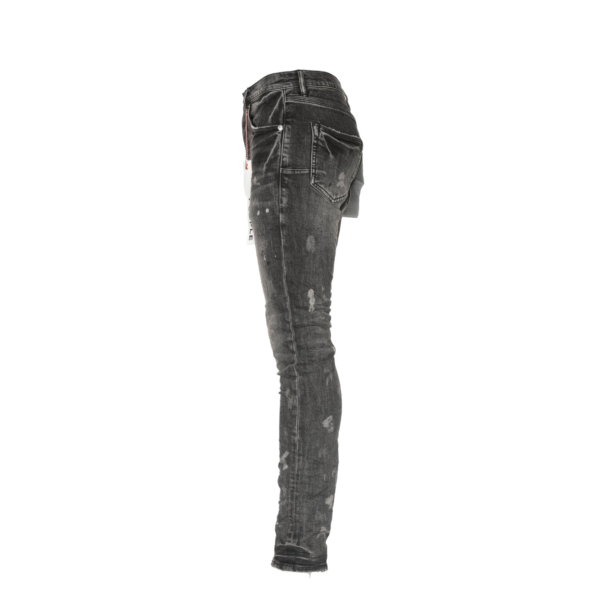 Purple Brand Vintage Black Acid Bleach Men's Jean