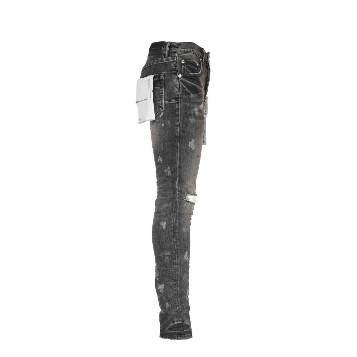 Purple Brand Vintage Black Acid Bleach Men's Jean