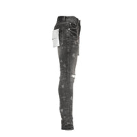 Purple Brand Vintage Black Acid Bleach Men's Jean