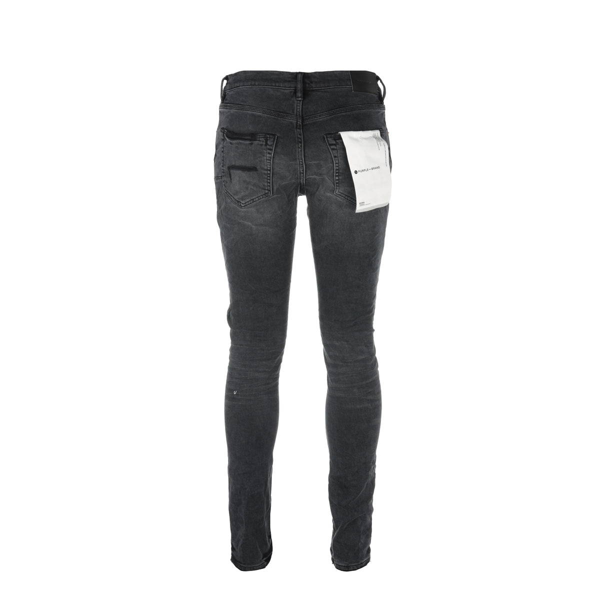 Purple Brand P001 Worn Black Distress Men's Jeans - SIZE Boutique