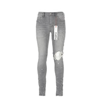 Purple Brand P001 Worn Grey Paint Blowout Jean