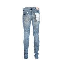Purple Brand P001 - Worn Light Indigo Destroy Men's Jeans