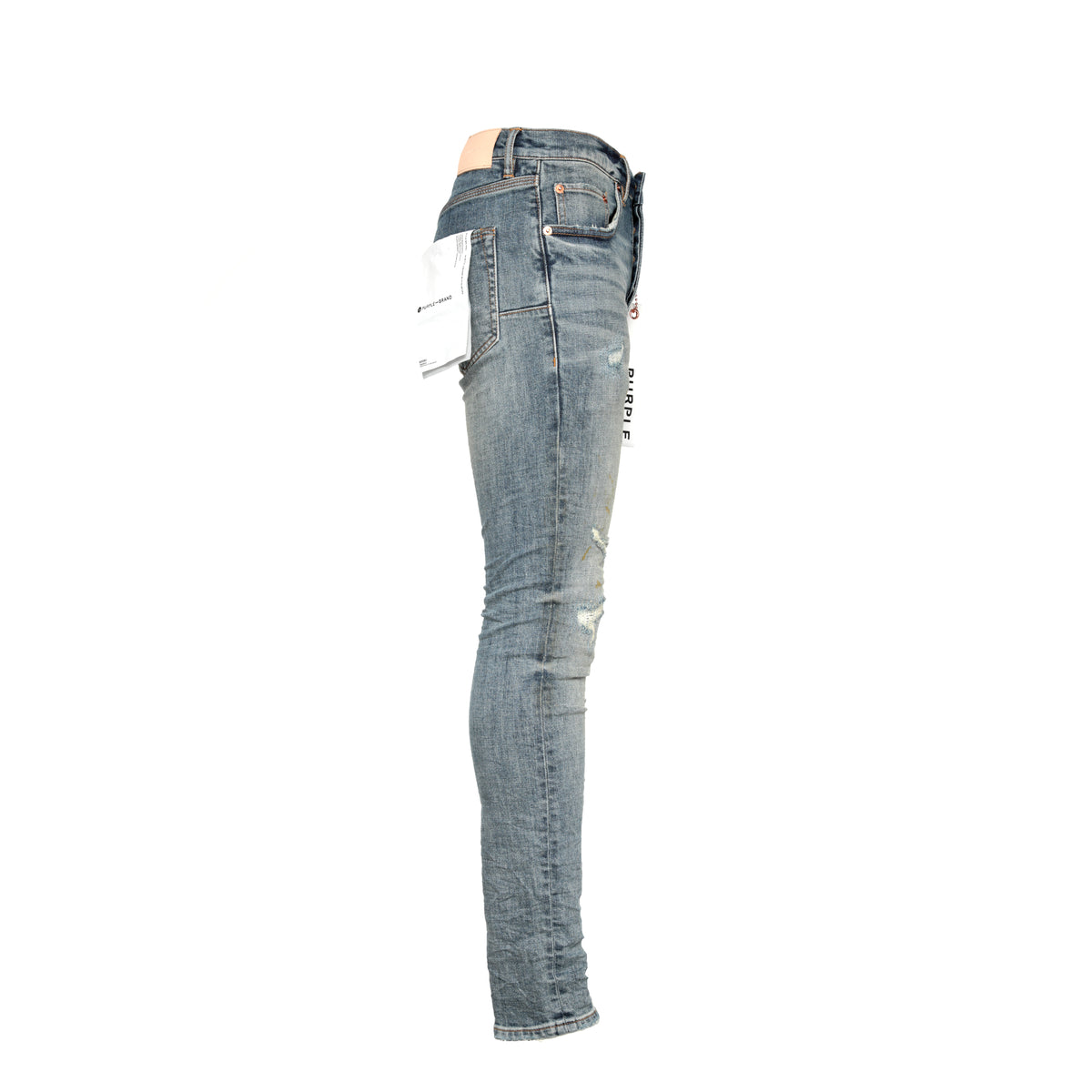 Purple Brand P001 Worn Light Indigo Blowout Men's Jeans - SIZE Boutique