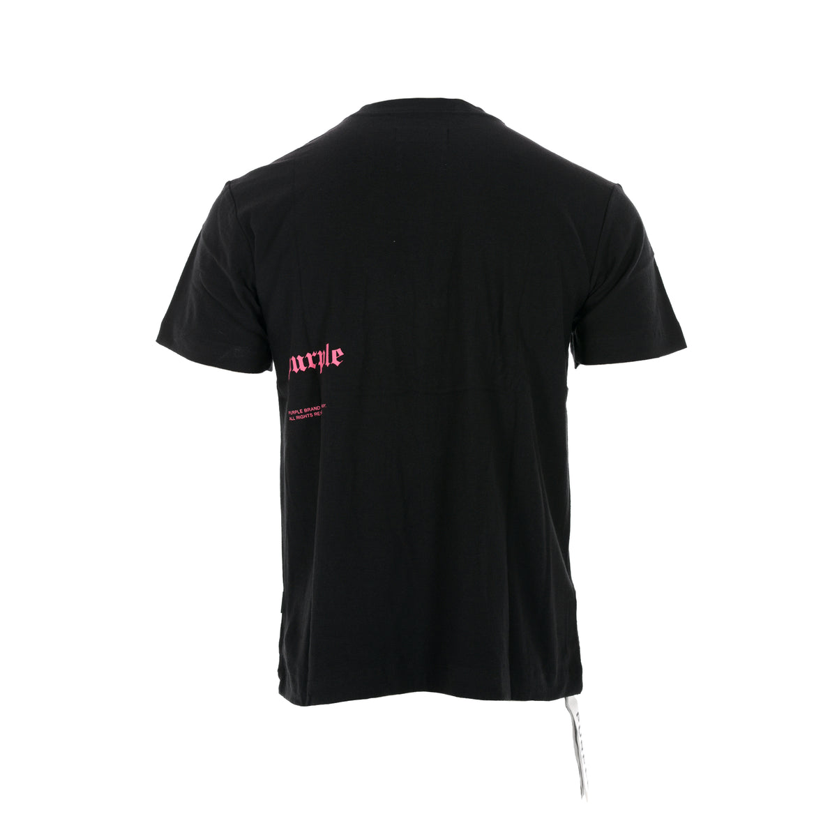 Purple Brand FW22 Black Beauty Textured Jersey Men's SS Tee